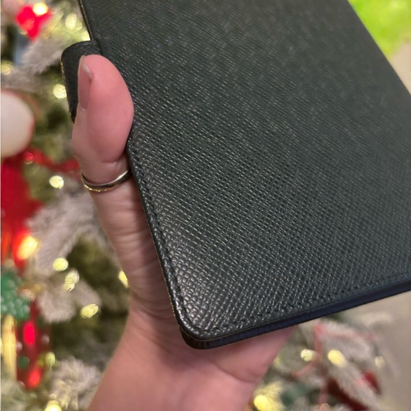 Louis Vuitton LV Forest Green Taiga Leather Organizer Agenda  FULLSET New - Picture 6 of 14